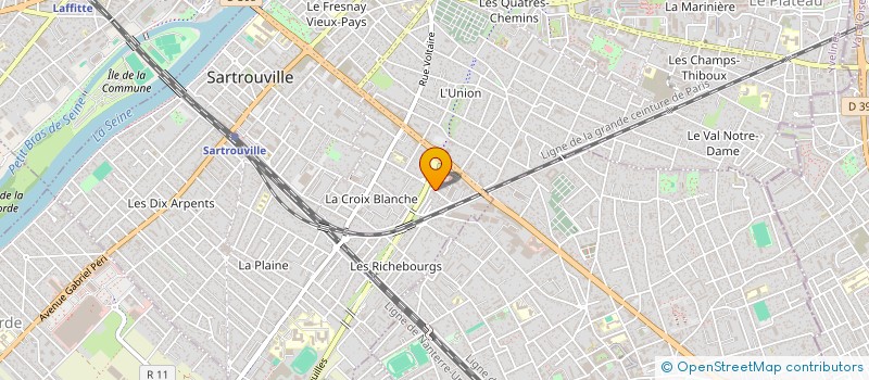 localisation de l'entreprise TAOUES  SARTROUVILLE