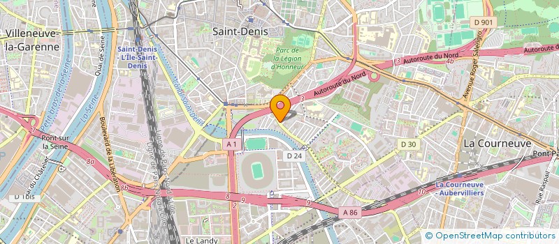 localisation de l'entreprise TAOURIT à SAINT-DENIS