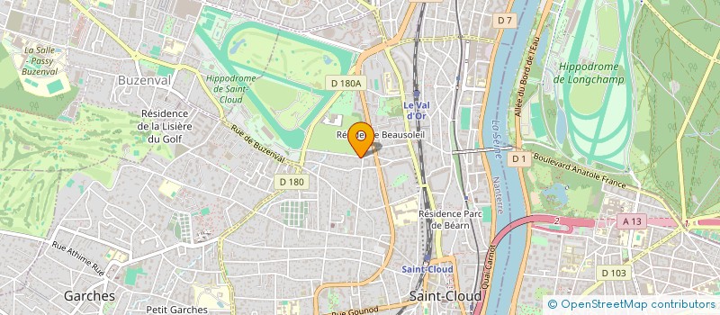 localisation de l'entreprise TAOUSSIA à SAINT-CLOUD
