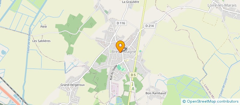 localisation de l'entreprise TAP  BREUIL-MAGNE