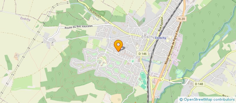 localisation de l'entreprise TAP'DANCE à ETRECHY