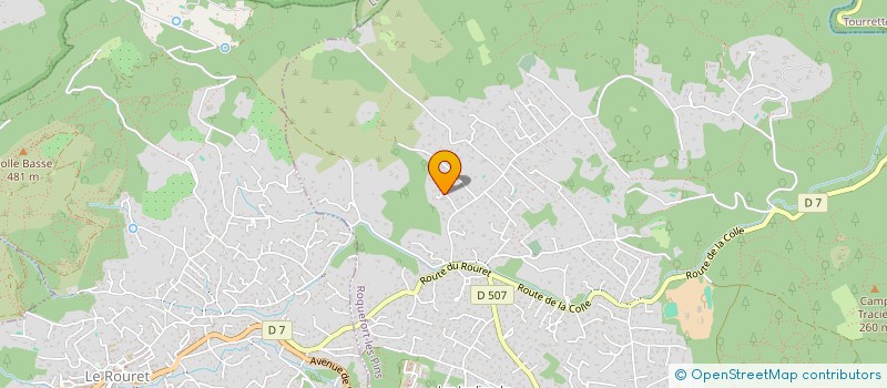 localisation de l'entreprise TAP'EVENTS  ROQUEFORT-LES-PINS