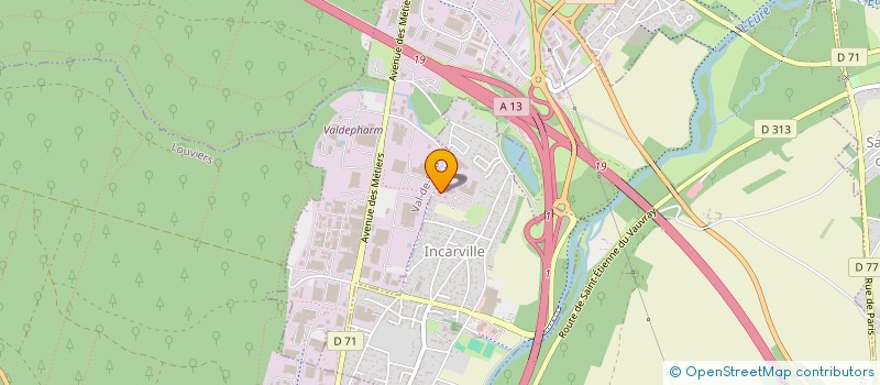 localisation de l'entreprise TAP MENUISERIES à INCARVILLE
