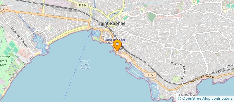 localisation de l'entreprise TAP'S ENERGY 83 à SAINT-RAPHAEL