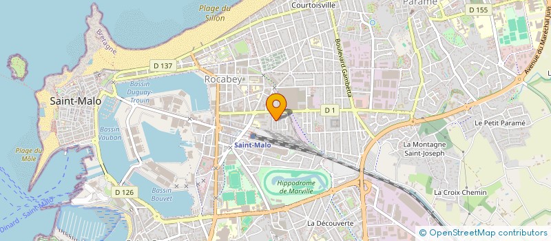 localisation de l'entreprise TAP-TAP  SAINT-MALO