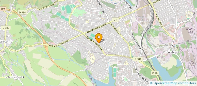 localisation de l'entreprise TAP'UP FIT 84 à LE CREUSOT