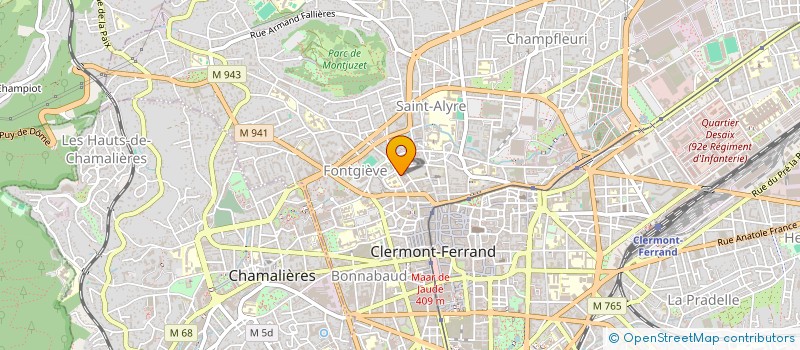 localisation de l'entreprise TAPA - TRANSPORT ACCOMPAGNEMENT PERSONNES AUVERGNE  CLERMONT-FERRAND