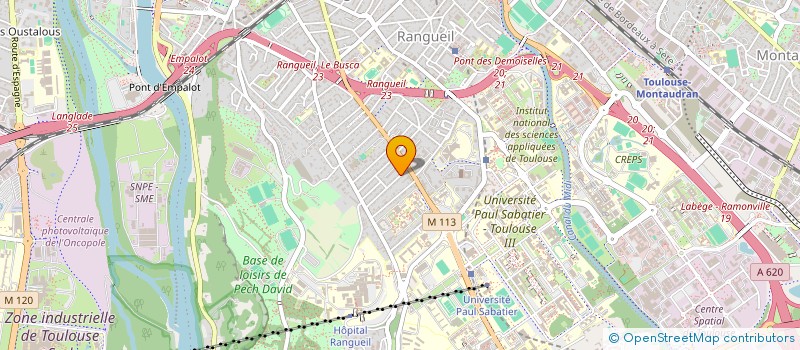 localisation de l'entreprise TAPAGE  TOULOUSE