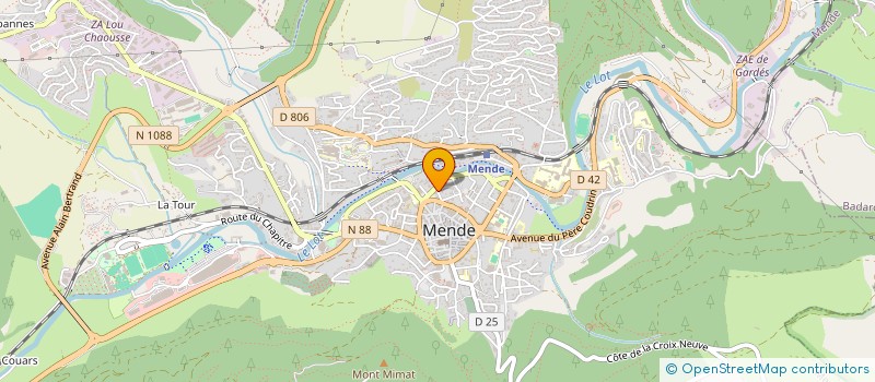 localisation de l'entreprise TAPAGE  MENDE