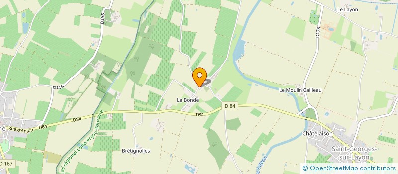 localisation de l'entreprise TAPAGE SOUS LES POMMIERS  DENEZE-SOUS-DOUE