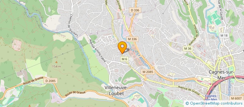 localisation de l'entreprise TAPAS INC à VILLENEUVE-LOUBET