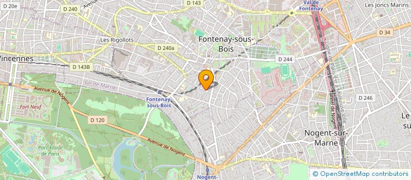 localisation de l'entreprise TAPASCO RENOVATION à FONTENAY-SOUS-BOIS