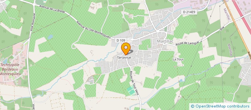 localisation de l'entreprise TAPASTA  MARTILLAC