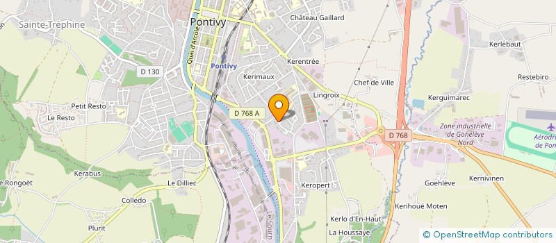 localisation de l'entreprise TAPATA  PONTIVY