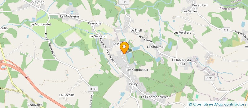 localisation de l'entreprise TAPE A L'OEIL  VEYRAC