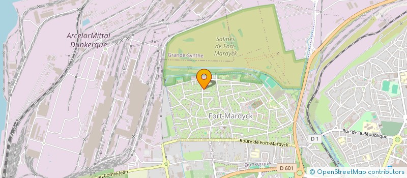 localisation de l'entreprise TAPI à DUNKERQUE
