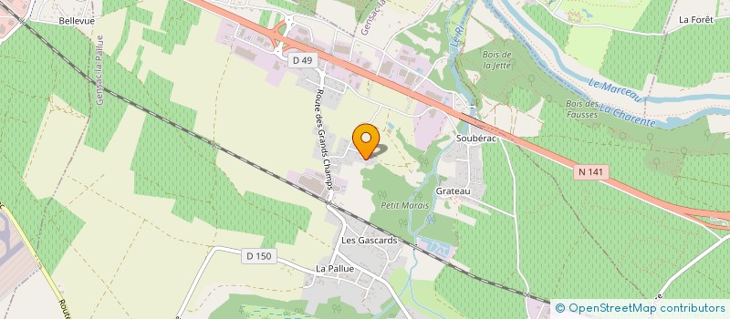localisation de l'entreprise TAPI HOLDINGS FRANCE à GENSAC-LA-PALLUE
