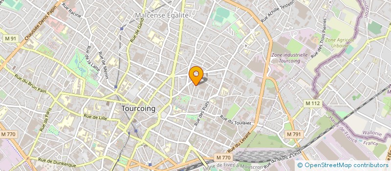 localisation de l'entreprise TAPIMAIN à TOURCOING