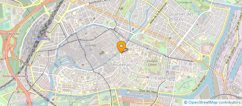 localisation de l'entreprise TAPIS D'ORIENT REZA à STRASBOURG