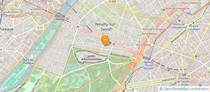 localisation de l'entreprise TAPIS ET LA MAISON à NEUILLY-SUR-SEINE