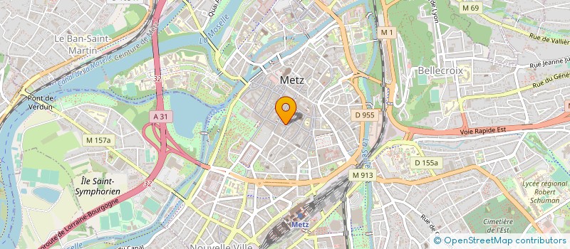 localisation de l'entreprise TAPIS IMPERIAL à METZ