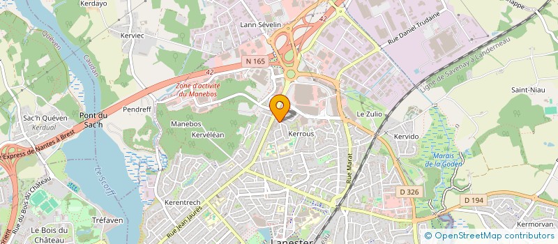 localisation de l'entreprise TAPIS IMPEX  LANESTER