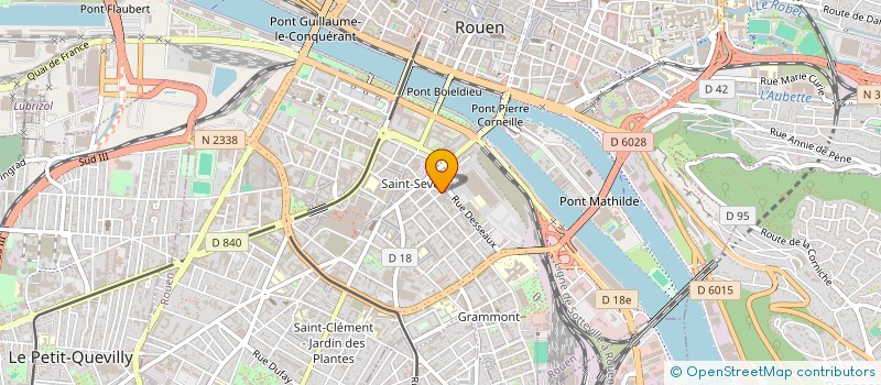 localisation de l'entreprise TAPIS ROUGE à ROUEN