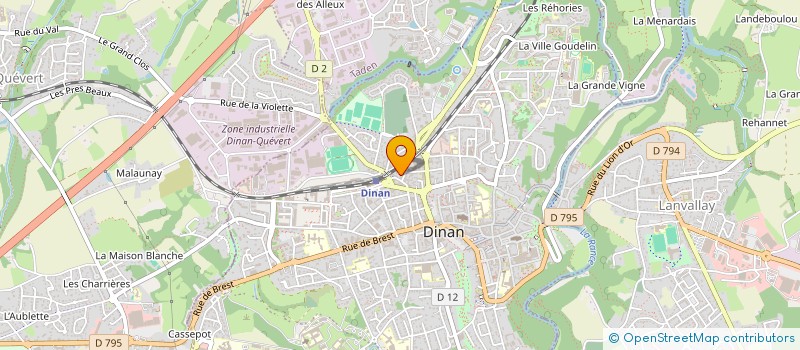 localisation de l'entreprise TAPIS ROUGE à DINAN