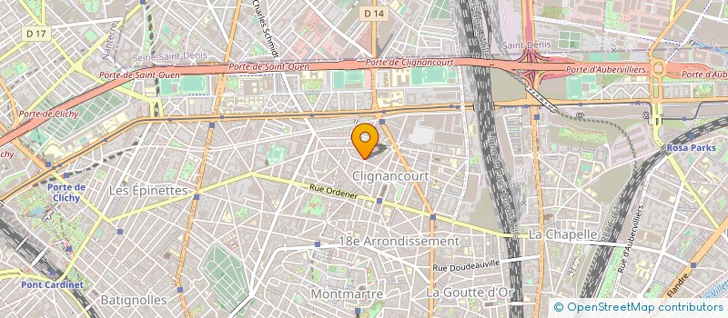 localisation de l'entreprise TAPISSERIE GARILHE à PARIS