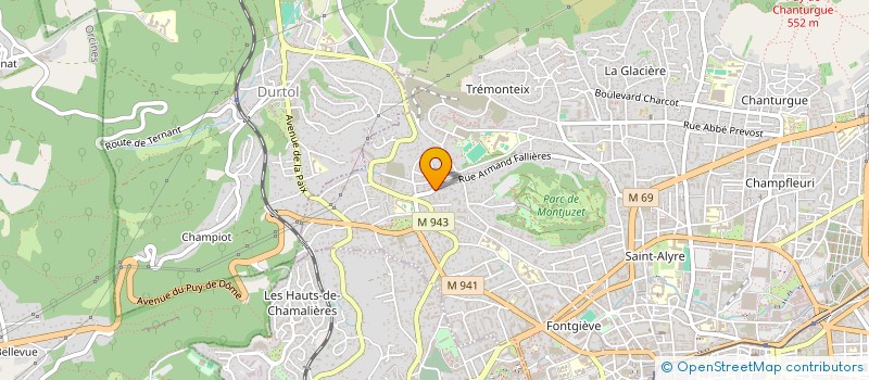 localisation de l'entreprise TAPISSIER MH DEC O  CLERMONT-FERRAND