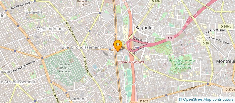 localisation de l'entreprise TAPISSIER MODESTE à PARIS