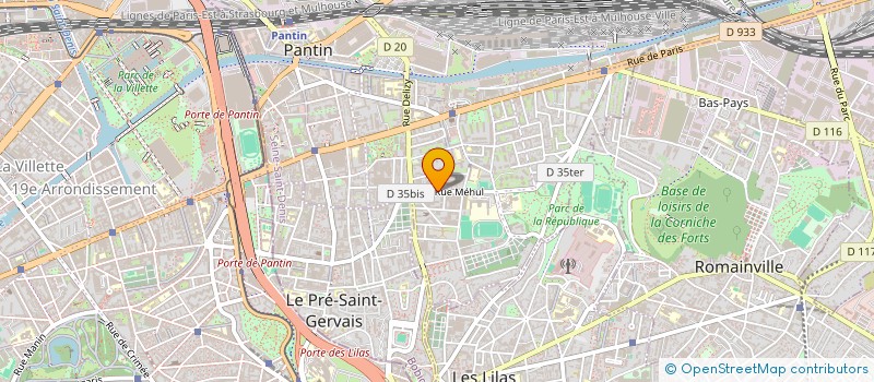 localisation de l'entreprise TAPISVOLANT à PANTIN
