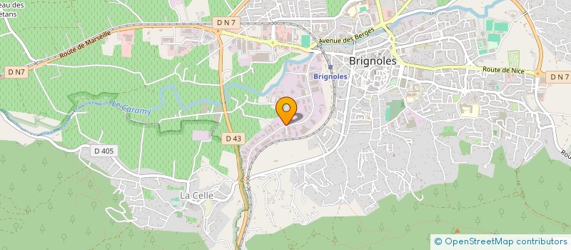 localisation de l'entreprise TAPITEAM à BRIGNOLES