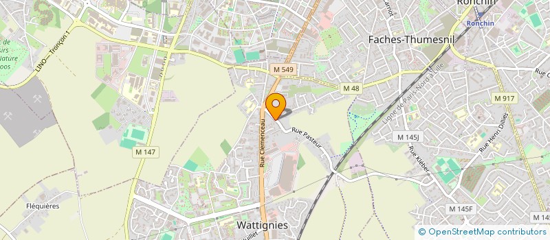 localisation de l'entreprise TAPJ  WATTIGNIES