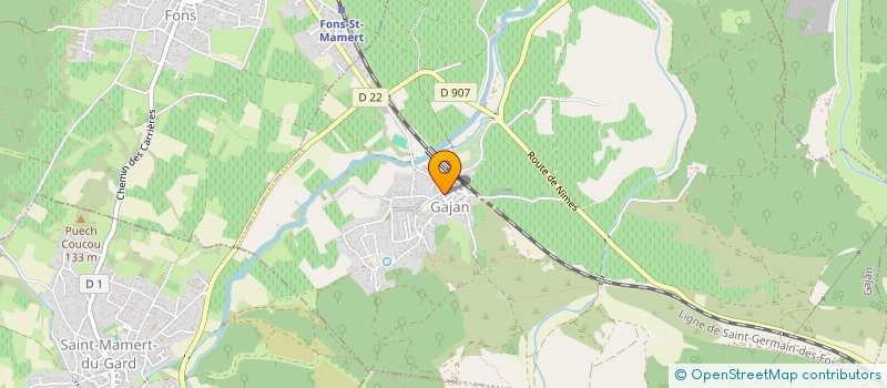 localisation de l'entreprise TARA à GAJAN
