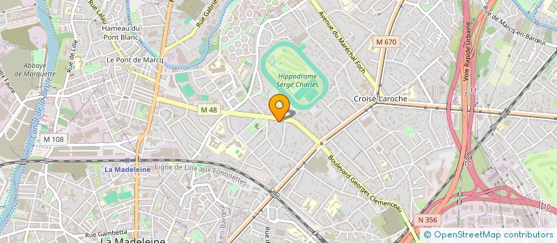 localisation de l'entreprise TARA à MARCQ-EN-BARŒUL