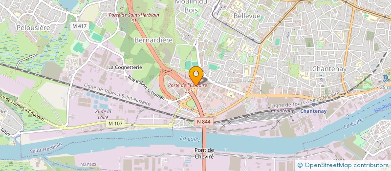 localisation de l'entreprise TARA à NANTES