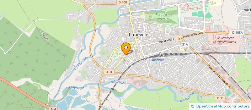 localisation de l'entreprise TARA  LUNEVILLE