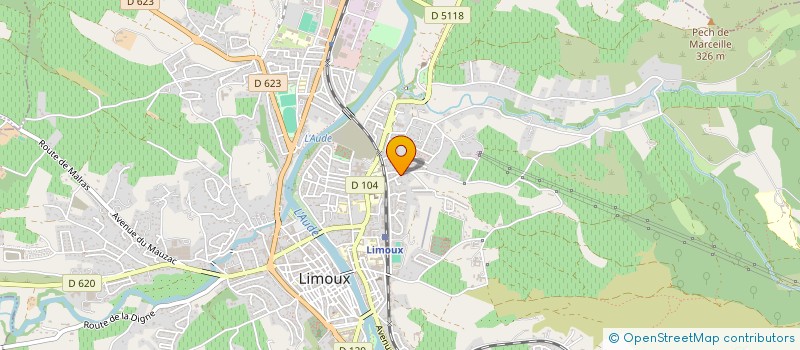 localisation de l'entreprise TARA & CO  LIMOUX