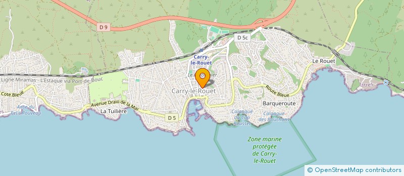 localisation de l'entreprise TARA CONCEPT STORE  CARRY-LE-ROUET