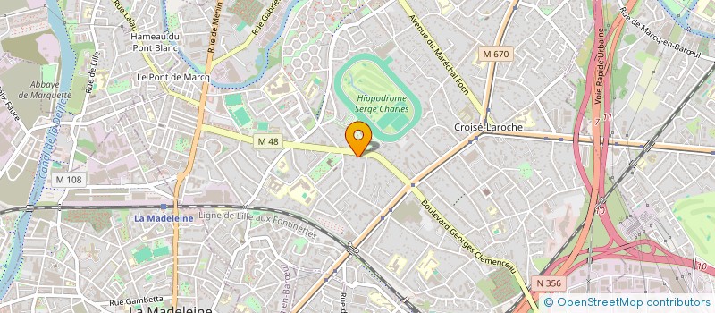 localisation de l'entreprise TARA CREATION à MARCQ-EN-BARŒUL