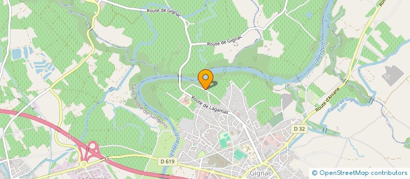 localisation de l'entreprise TARA DE BAUSSAN  GIGNAC