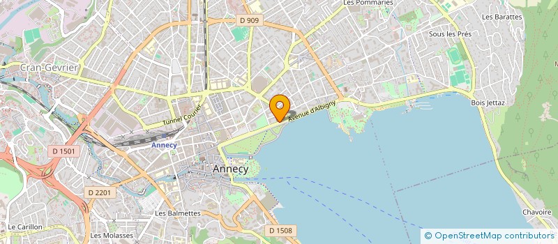 localisation de l'entreprise TARA EXPERTISE ET CONSEIL à ANNECY