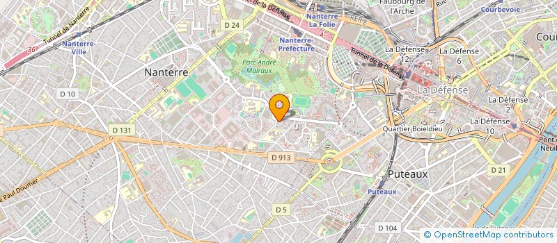 localisation de l'entreprise TARA FIRST  NANTERRE