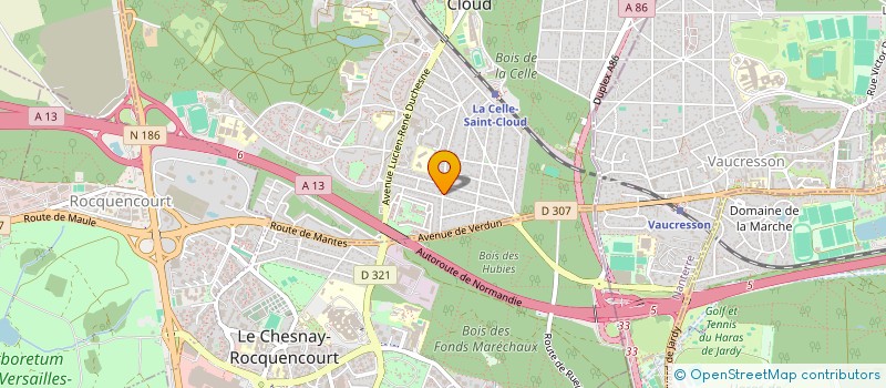 localisation de l'entreprise TARA GREEN  LA CELLE-SAINT-CLOUD