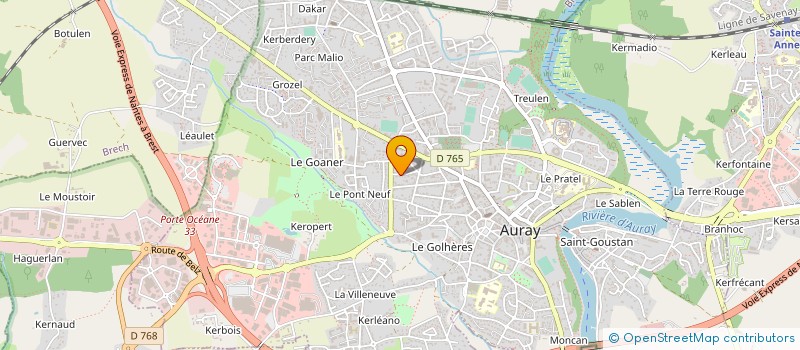 localisation de l'entreprise TARA LA BUGADIERE à AURAY