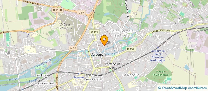 localisation de l'entreprise TARA NOVA D'ARPAJON  ARPAJON