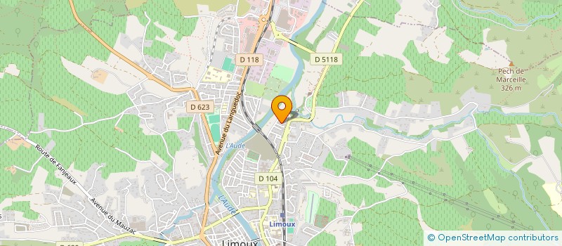 localisation de l'entreprise TARABASTAR à LIMOUX
