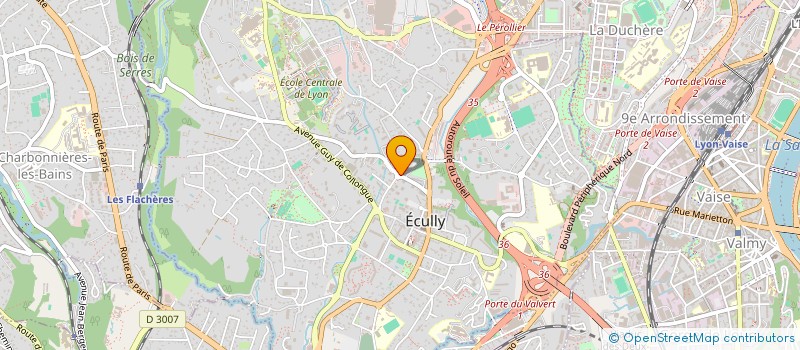 localisation de l'entreprise TARABATE  ECULLY