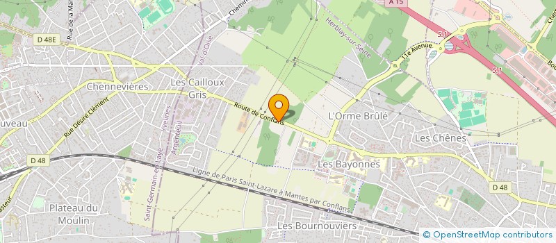 localisation de l'entreprise TARADIS  HERBLAY-SUR-SEINE